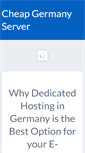 Mobile Screenshot of cheap-germany-server.com